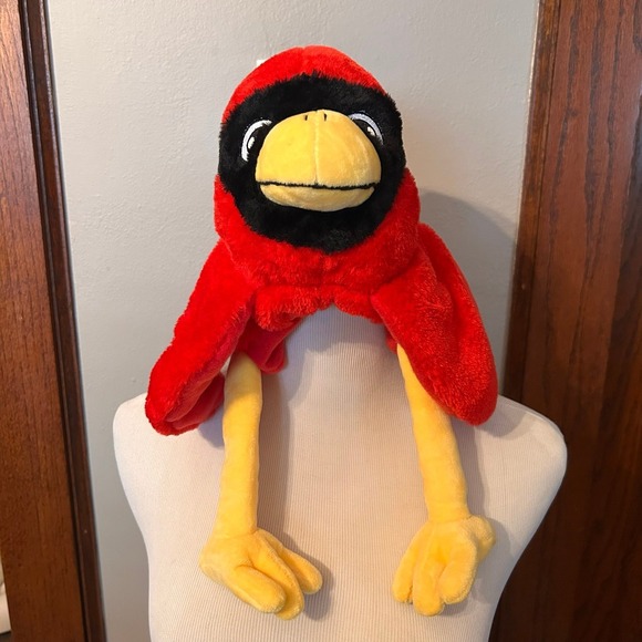 Other - St. Louis Cardinals Plush Fred Red Bird Hat Embroidered Baseball MLB Mascot